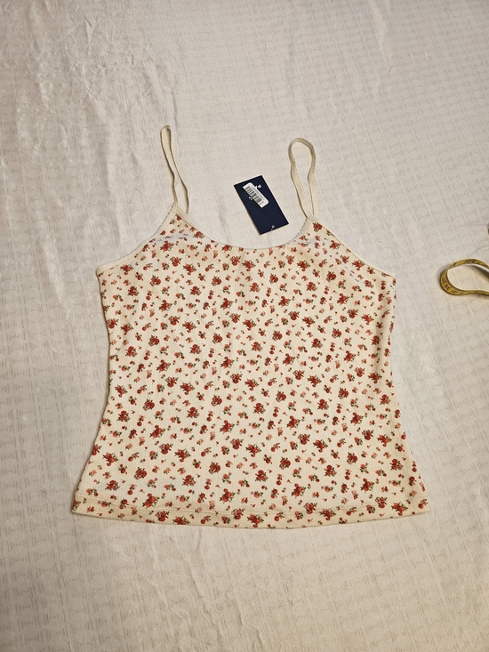 Parke Tops - Parke x Target Floral Pointelle NWT Cream Red Camisole